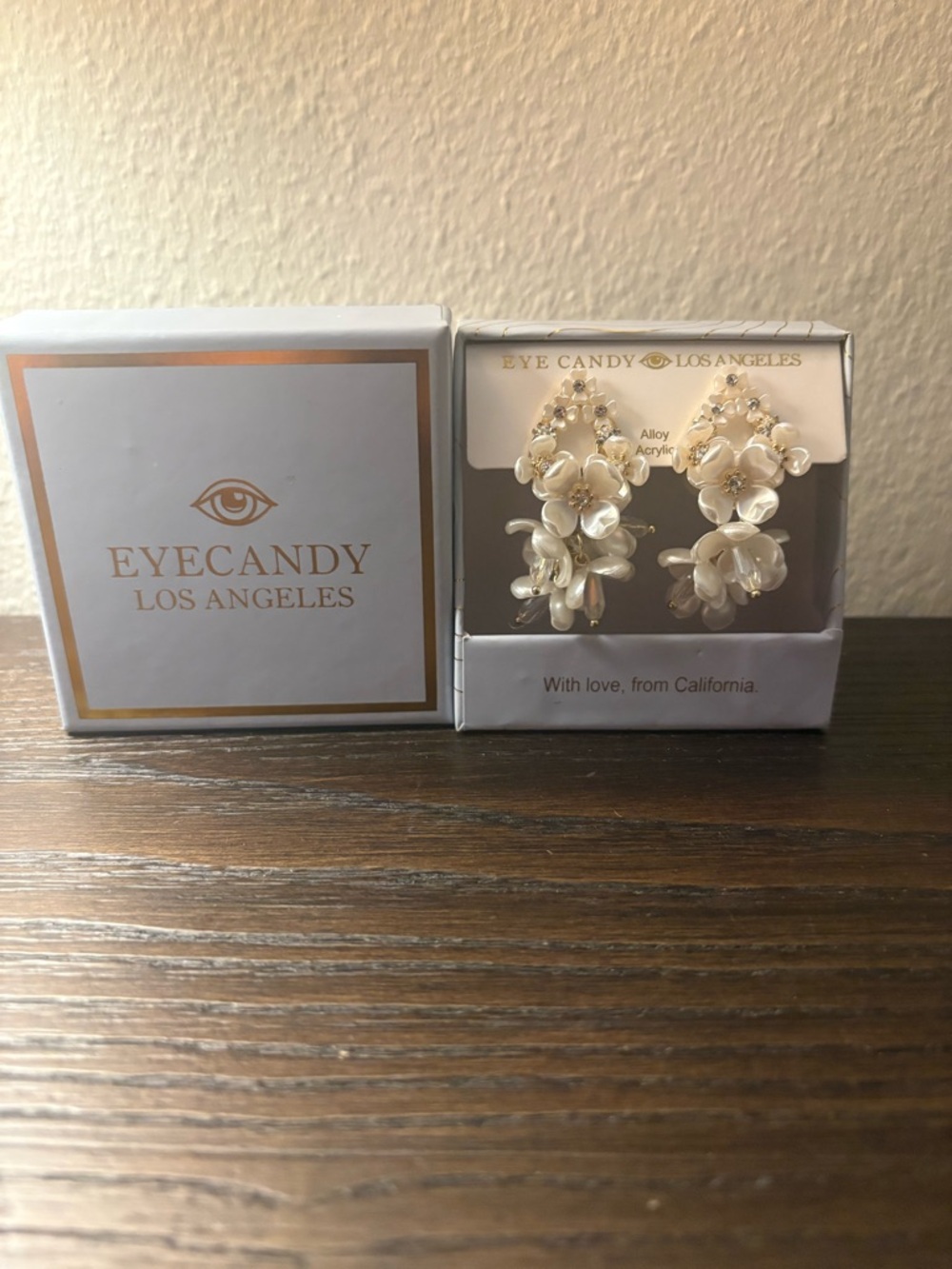 NEW Eye Candy flower earrings